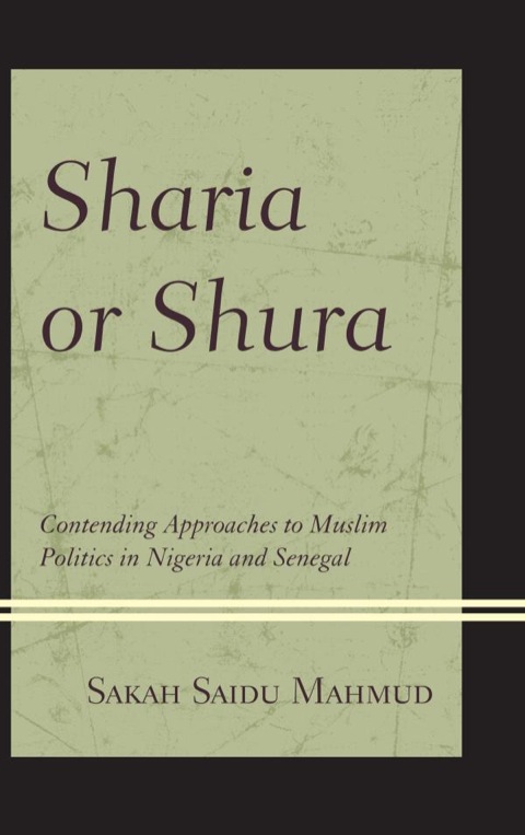 Cover image for book Sharia or Shura