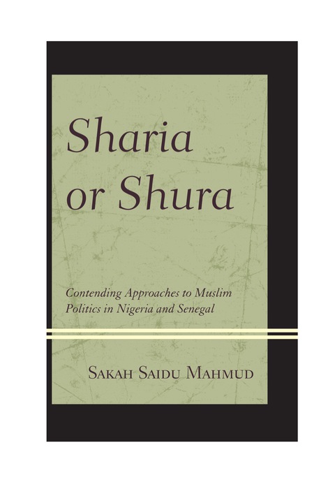 Cover image for book Sharia or Shura