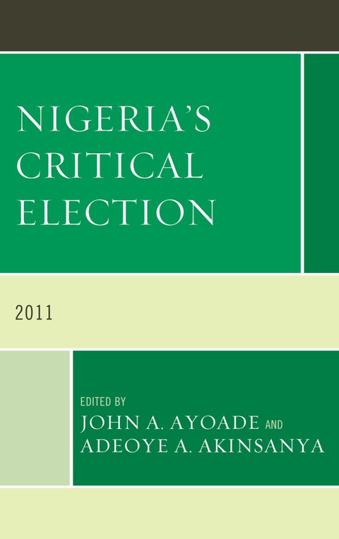 Cover image for book Nigeria's Critical Election