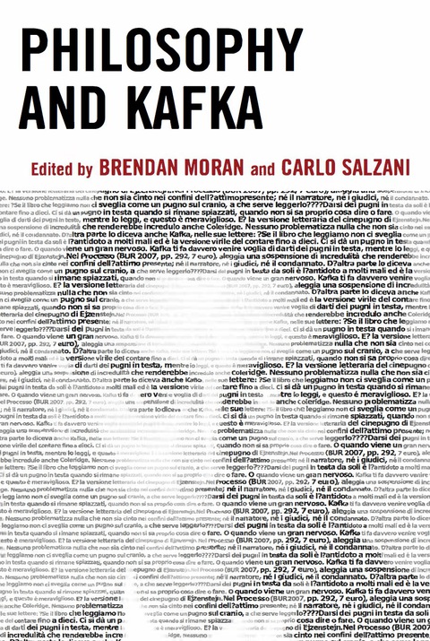 Cover image for book Philosophy and Kafka