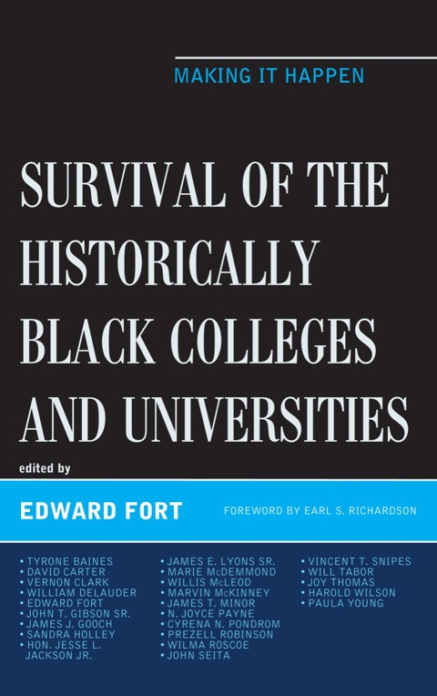Cover image for book Survival of the Historically Black Colleges and Universities