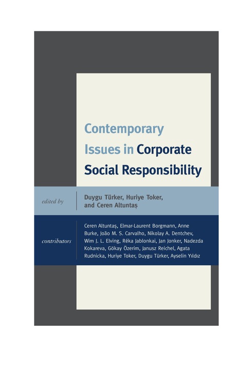 Cover image for book Contemporary Issues in Corporate Social Responsibility