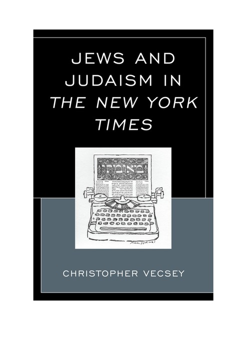 Cover image for book Jews and Judaism in The New York Times