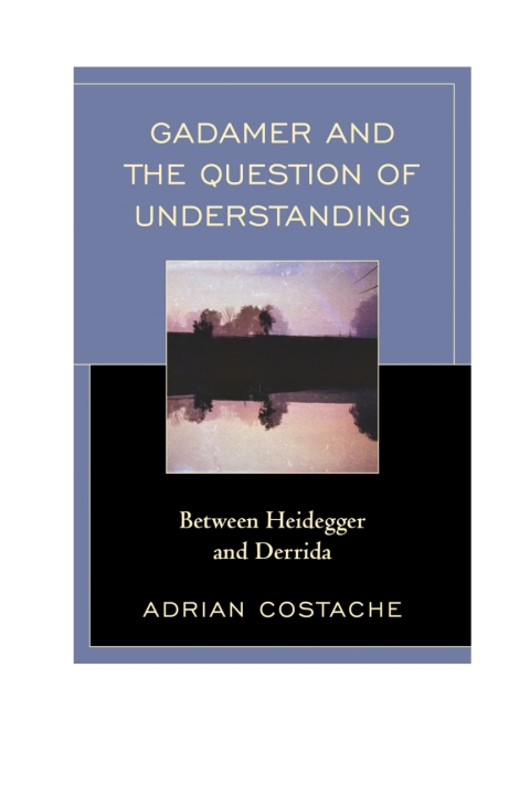 Cover image for book Gadamer and the Question of Understanding