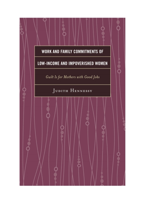 Cover image for book Work and Family Commitments of Low-Income and Impoverished Women