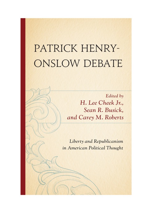 Cover image for book Patrick Henry-Onslow Debate