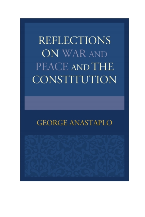 Cover image for book Reflections on War and Peace and the Constitution