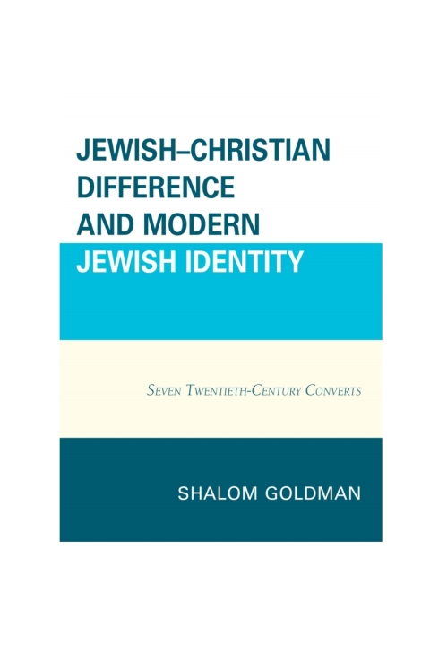 Cover image for book Jewish–Christian Difference and Modern Jewish Identity
