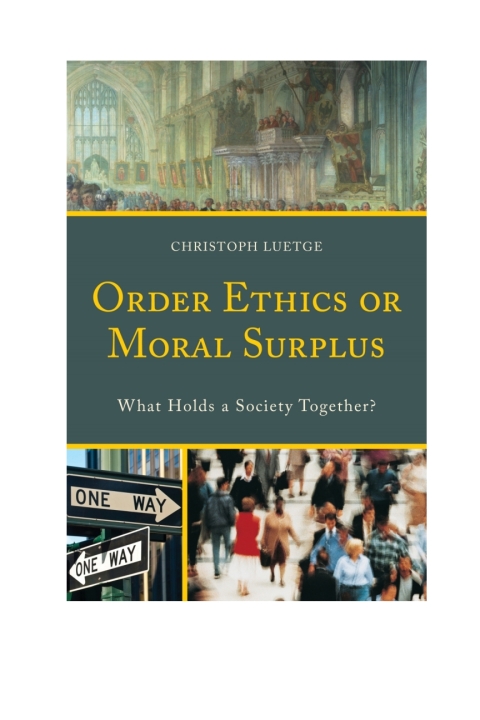 Cover image for book Order Ethics or Moral Surplus