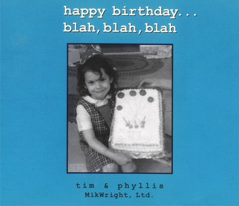 Cover image for book Happy Birthday . . . blah, blah, blah