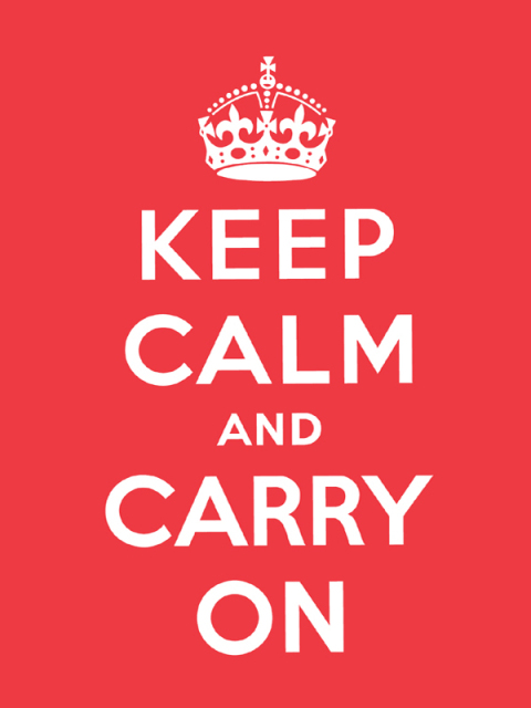 Cover image for book Keep Calm and Carry On