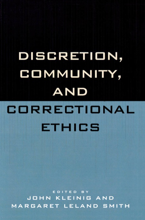 Cover image for book Discretion, Community, and Correctional Ethics