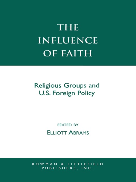 Cover image for book The Influence of Faith