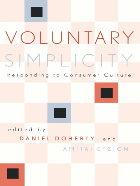 Cover image for book Voluntary Simplicity
