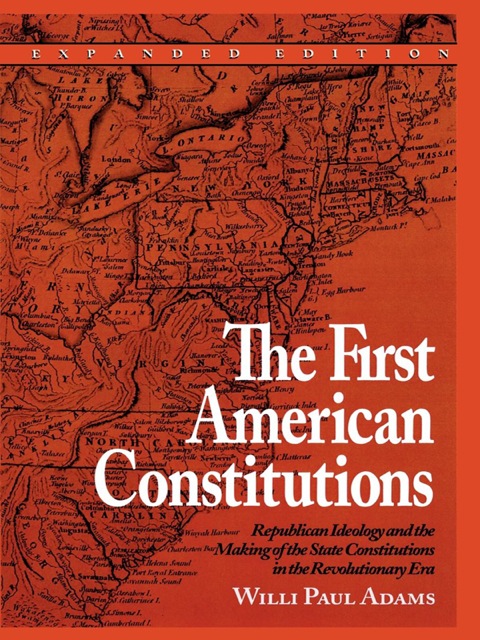 Cover image for book The First American Constitutions
