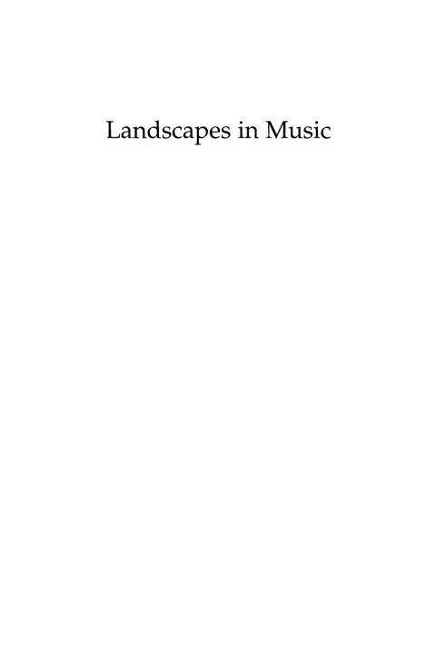 Cover image for book Landscapes in Music
