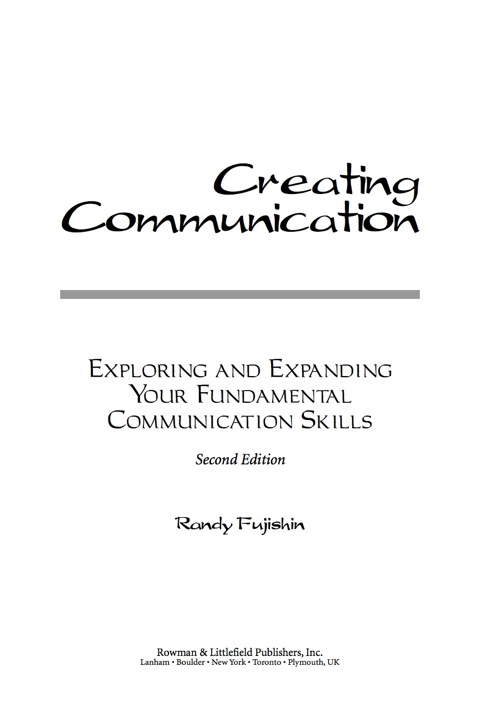 Cover image for book Creating Communication