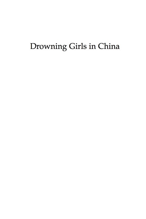 Cover image for book Drowning Girls in China