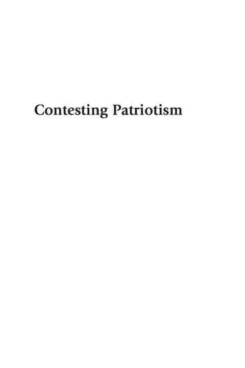 Cover image for book Contesting Patriotism