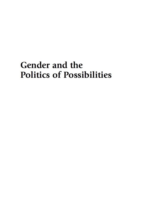 Cover image for book Gender and the Politics of Possibilities