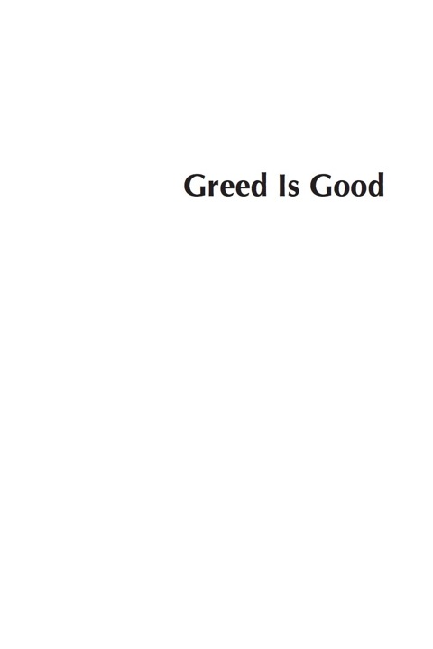 Cover image for book Greed is Good