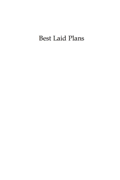 Cover image for book The Best Laid Plans