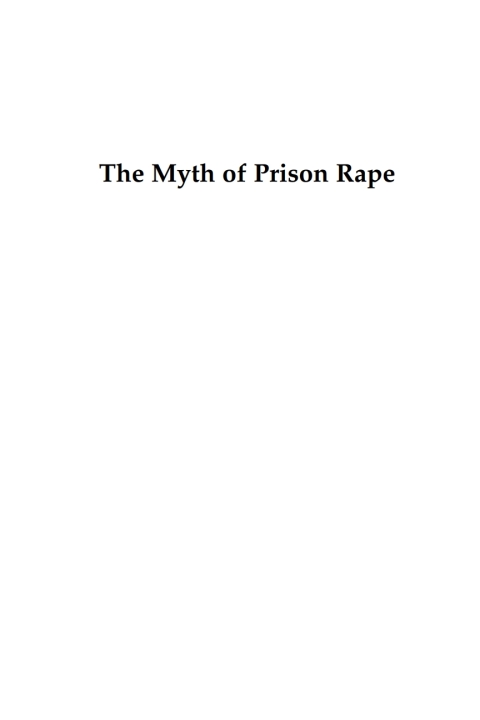 Cover image for book The Myth of Prison Rape