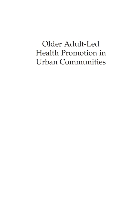 Cover image for book Older Adult-Led Health Promotion in Urban Communities