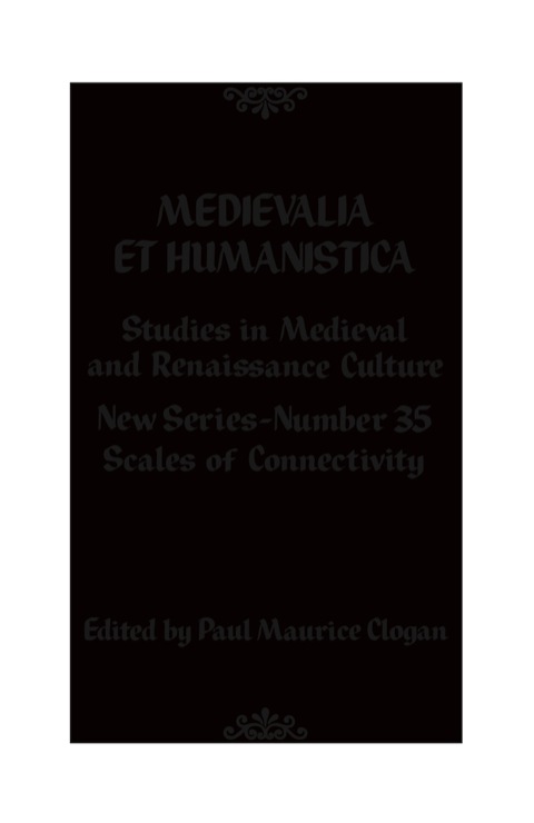 Cover image for book Medievalia et Humanistica, No. 35