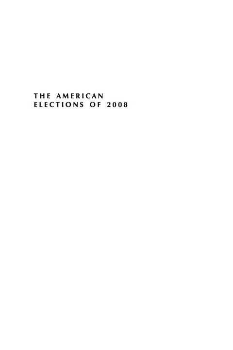 The American Elections of 2008 