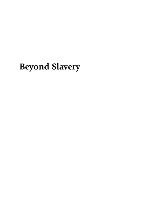 Cover image for book Beyond Slavery