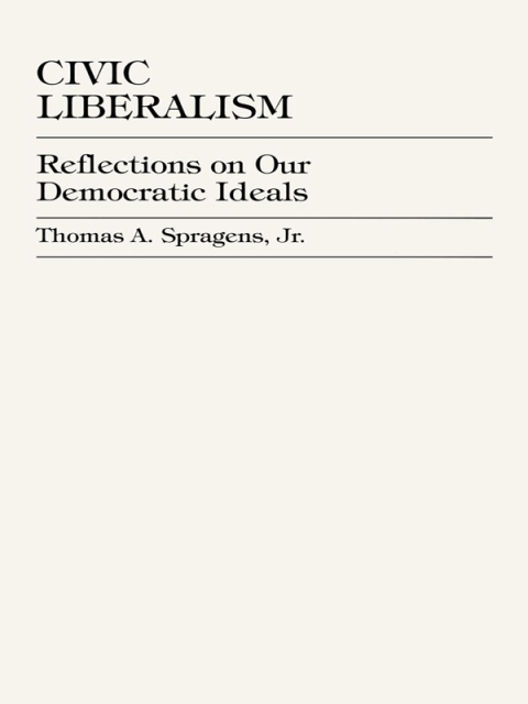 Cover image for book Civic Liberalism