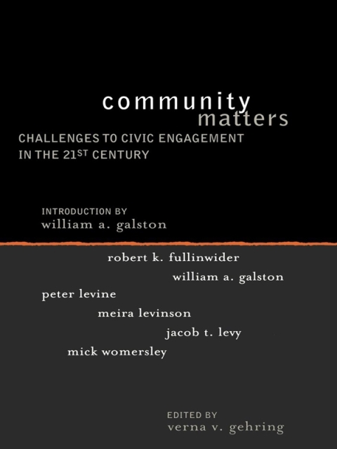 Cover image for book Community Matters