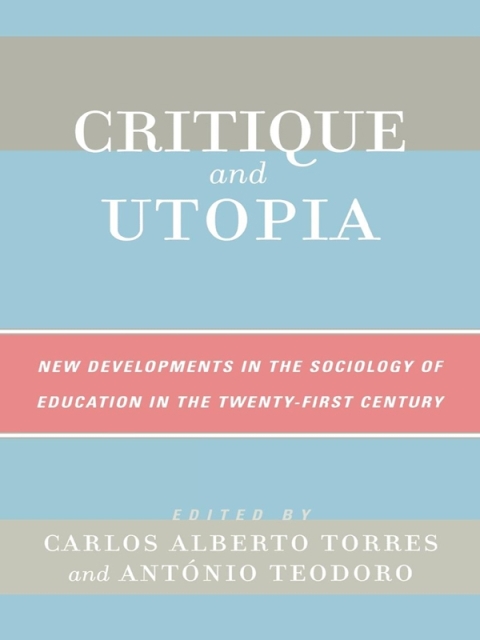 Cover image for book Critique and Utopia