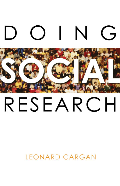 Cover image for book Doing Social Research