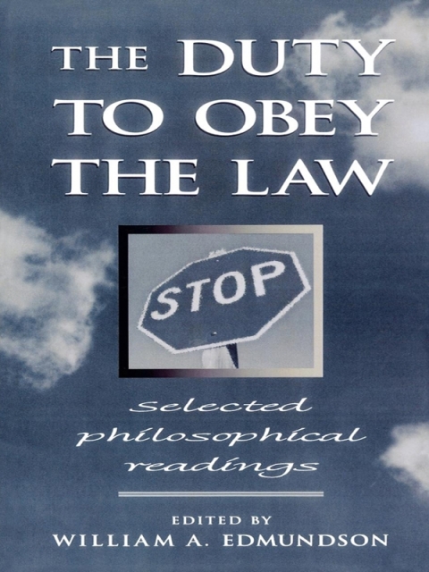 Cover image for book The Duty to Obey the Law