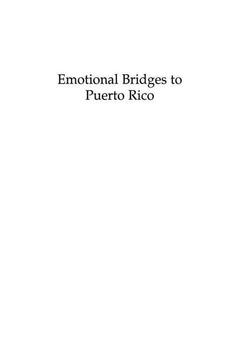 Cover image for book Emotional Bridges to Puerto Rico
