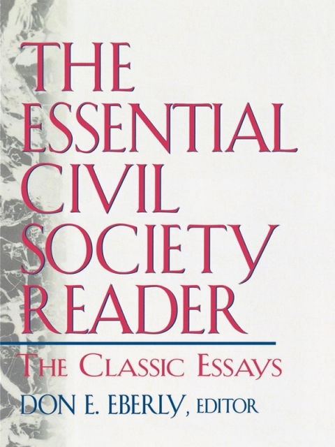 Cover image for book The Essential Civil Society Reader