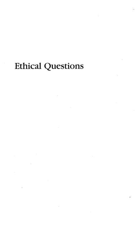 Ethical Questions 