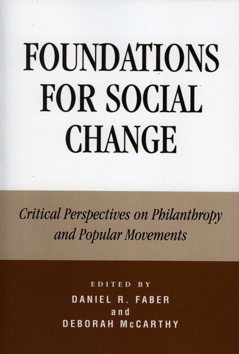 Cover image for book Foundations for Social Change