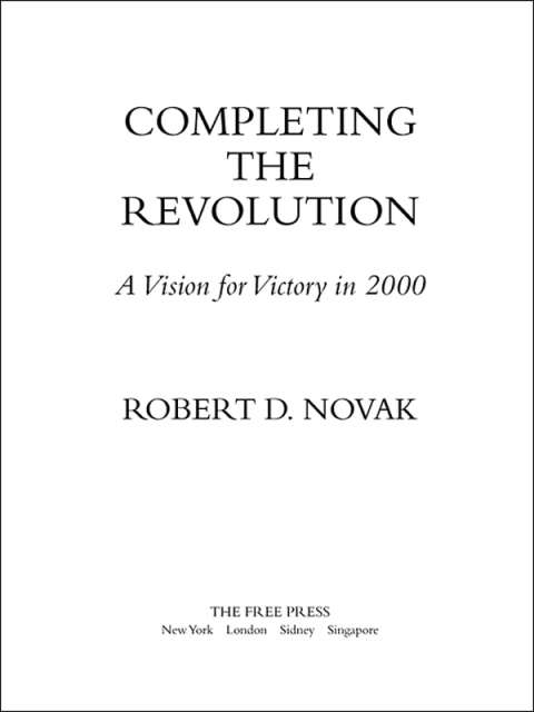 Cover image for book Completing the Revolution