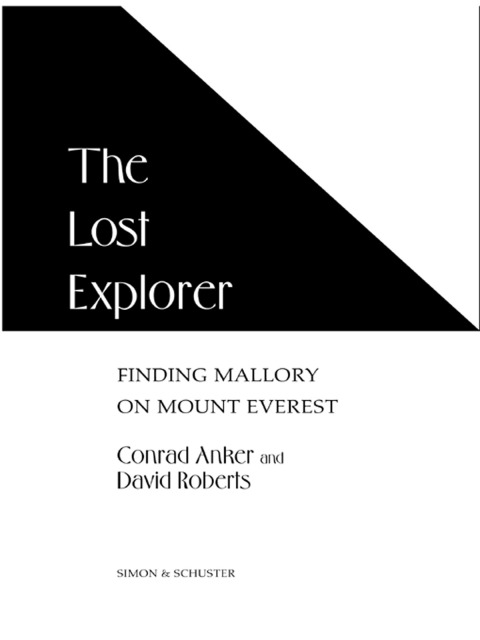 Cover image for book The Lost Explorer
