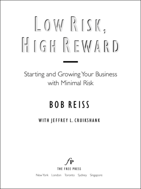 Cover image for book Low Risk, High Reward