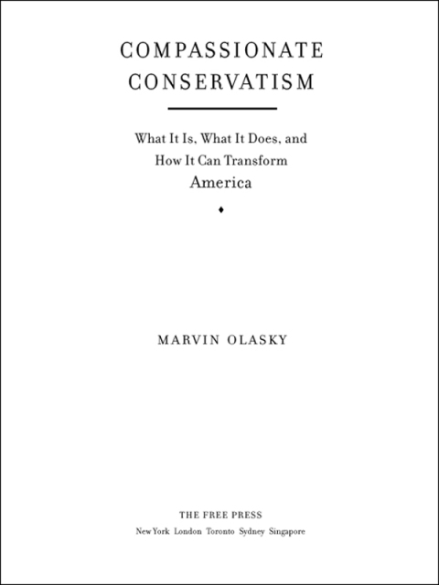 Cover image for book Compassionate Conservatism