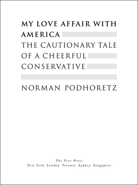 Cover image for book My Love Affair with America
