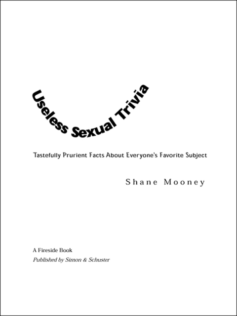 Cover image for book Useless Sexual Trivia