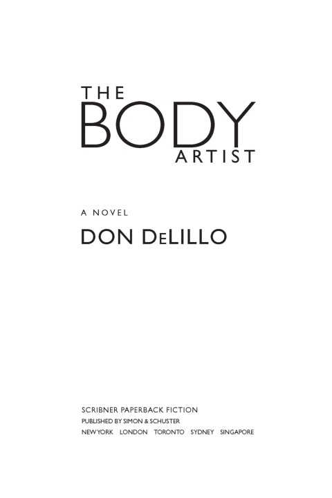 Cover image for book The Body Artist