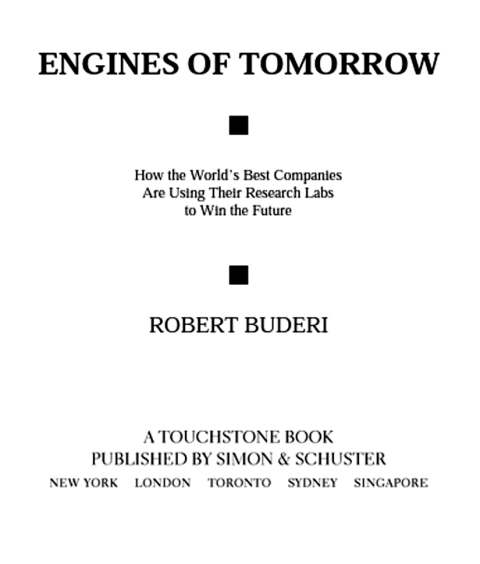 Cover image for book Engines Of Tomorrow