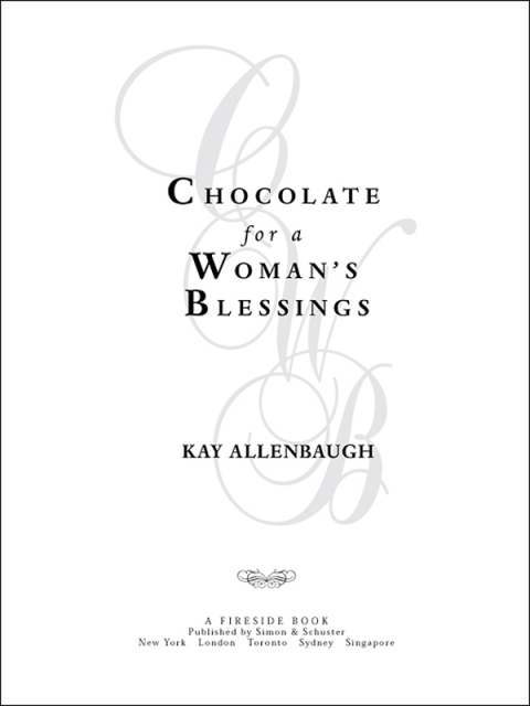Cover image for book Chocolate For A Woman's Blessings
