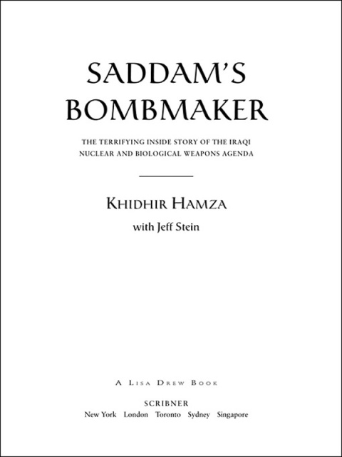 Cover image for book Saddam's Bombmaker